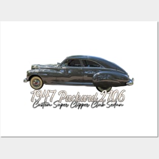 1947 Packard 2106 Custom Super Clipper Club Sedan Posters and Art